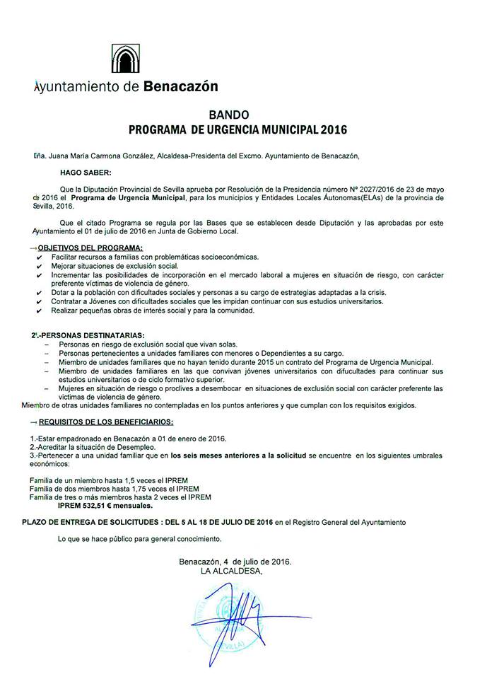 Bando_Programa Urgencia Municipal jul16