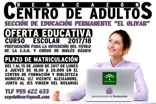 Educación_Centro Adultos Curso 2017-18
