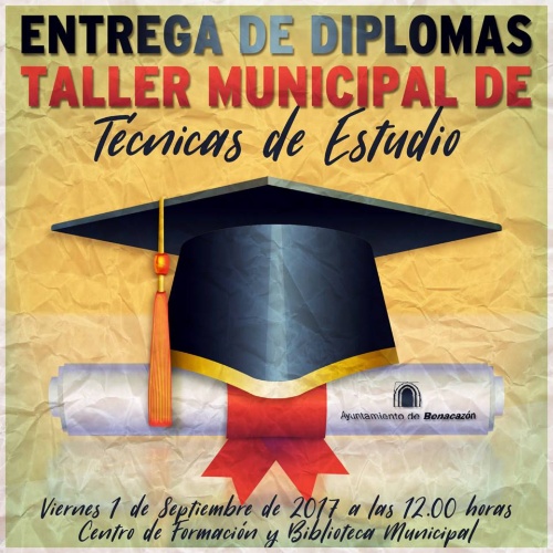 Educación_Taller Técnicas Estudio_Diplomas
