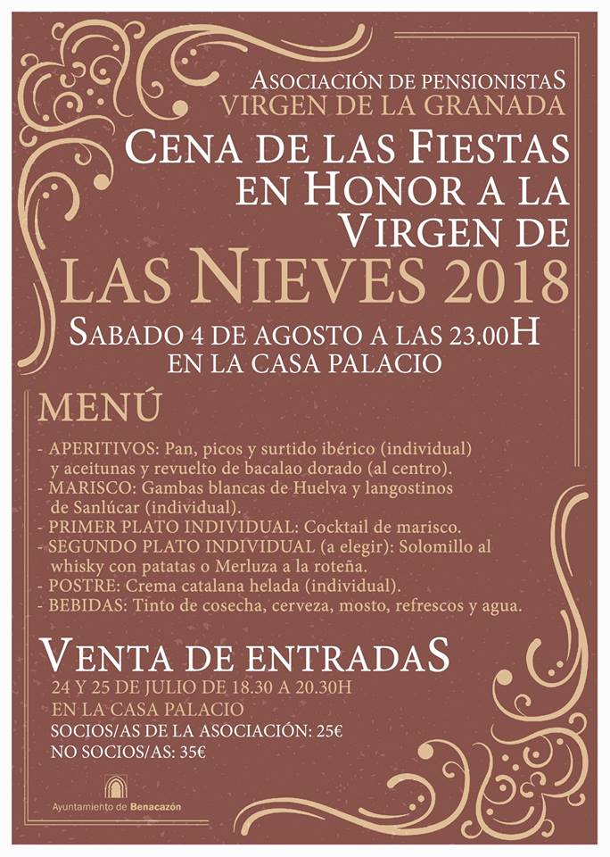 Festejos_Cena de Mayores Las Nieves\