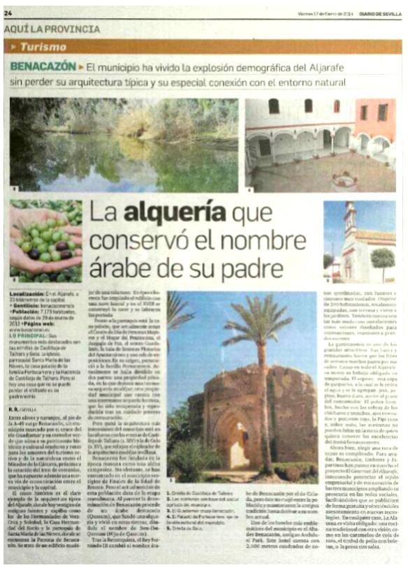Turismo_Diario de Sevilla en2014