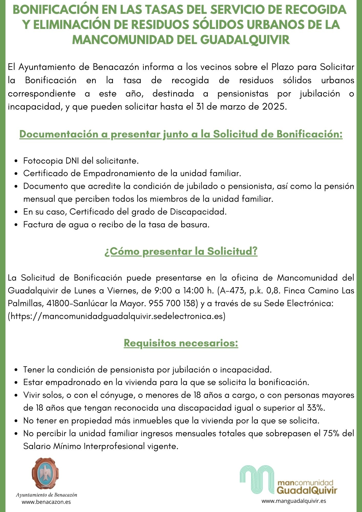 BONIFICACIÓN residuos Benacazón ok