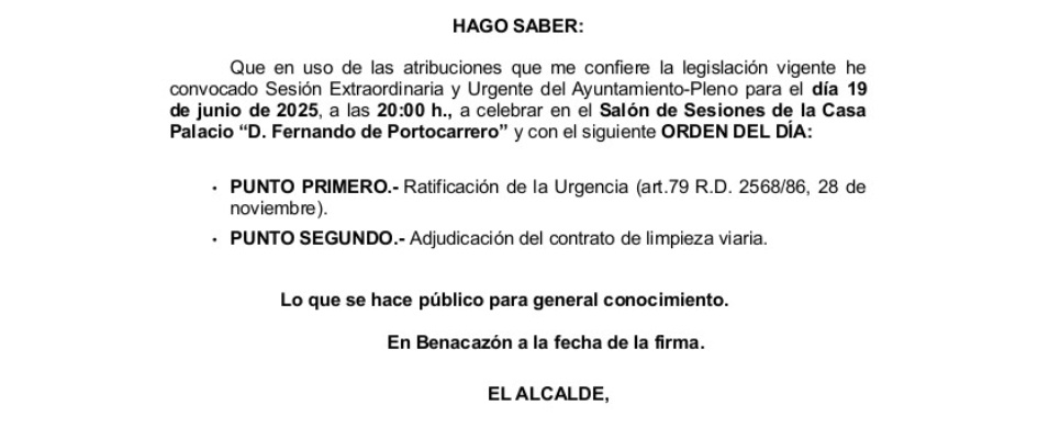 Bando_Pleno Extra. Urgente 19.06.2025