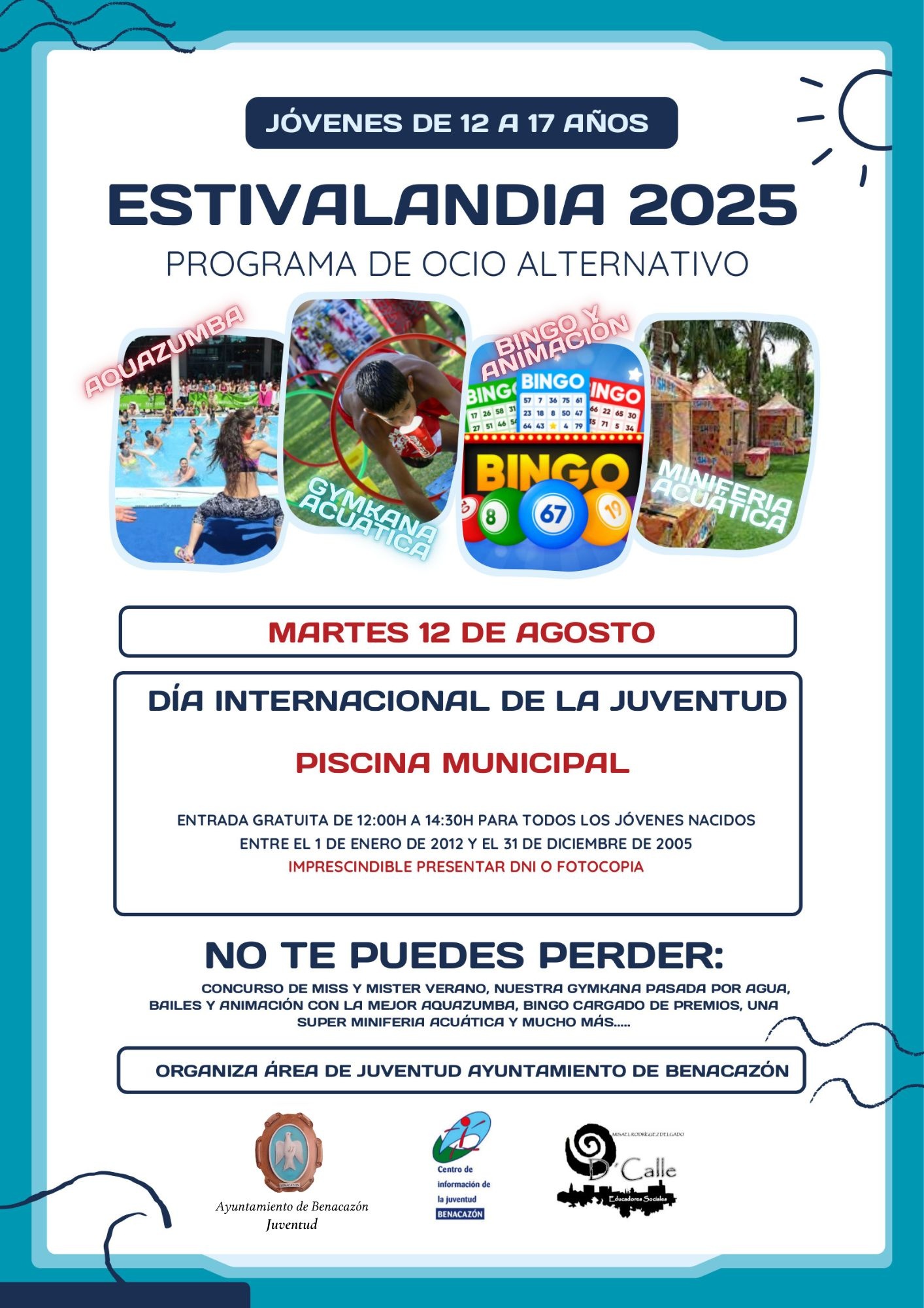 CARTEL ESTIVALANDIA 12 AGOSTO-Piscina ok