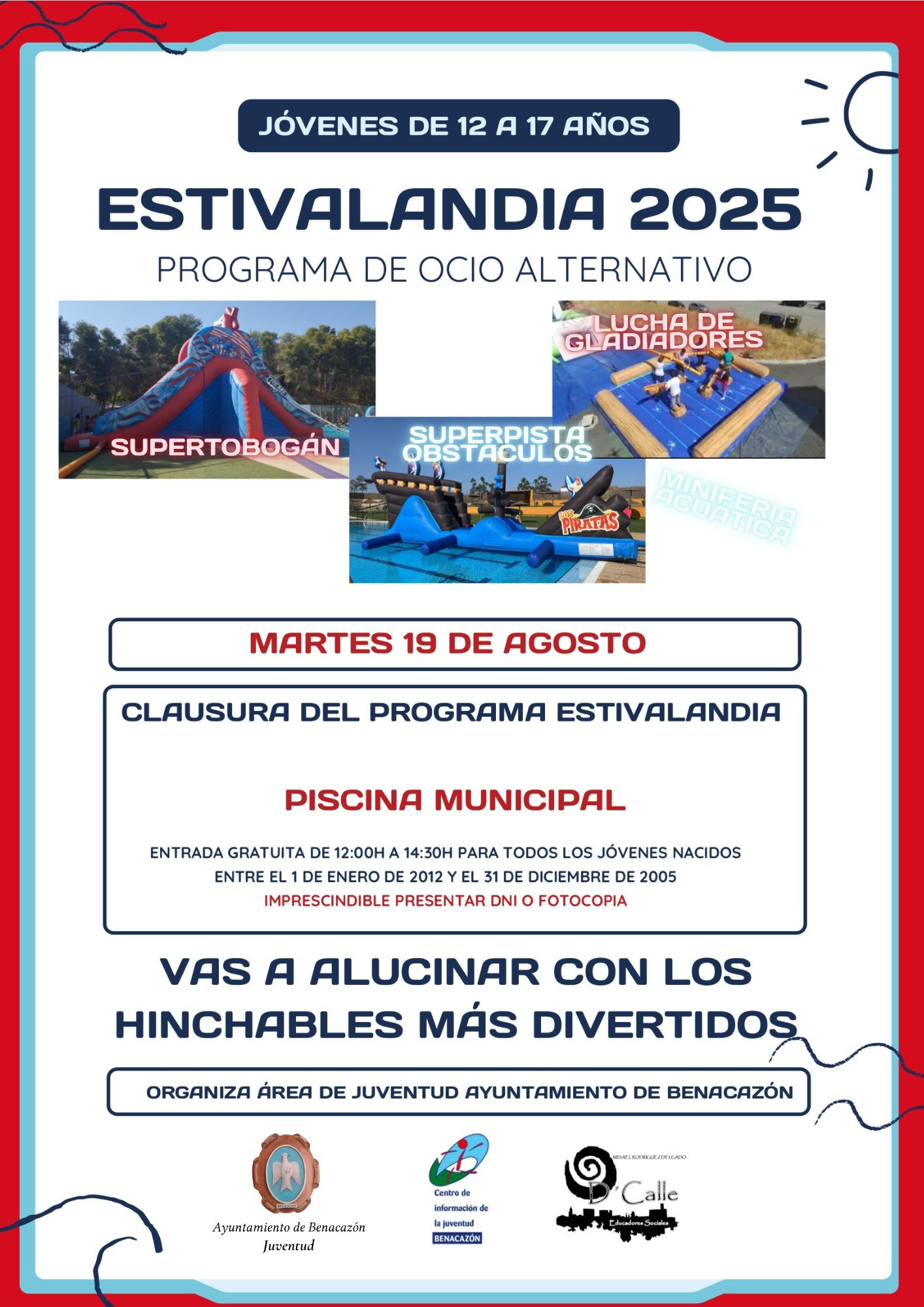 CARTEL ESTIVALANDIA 19 DE AGOSTO