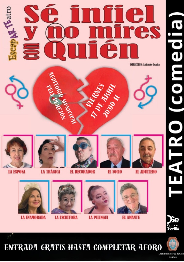 CARTEL TEATRO Sé Infiel... 17.04