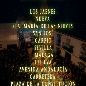 Cabalgata Reyes Magos-RECORRIDO