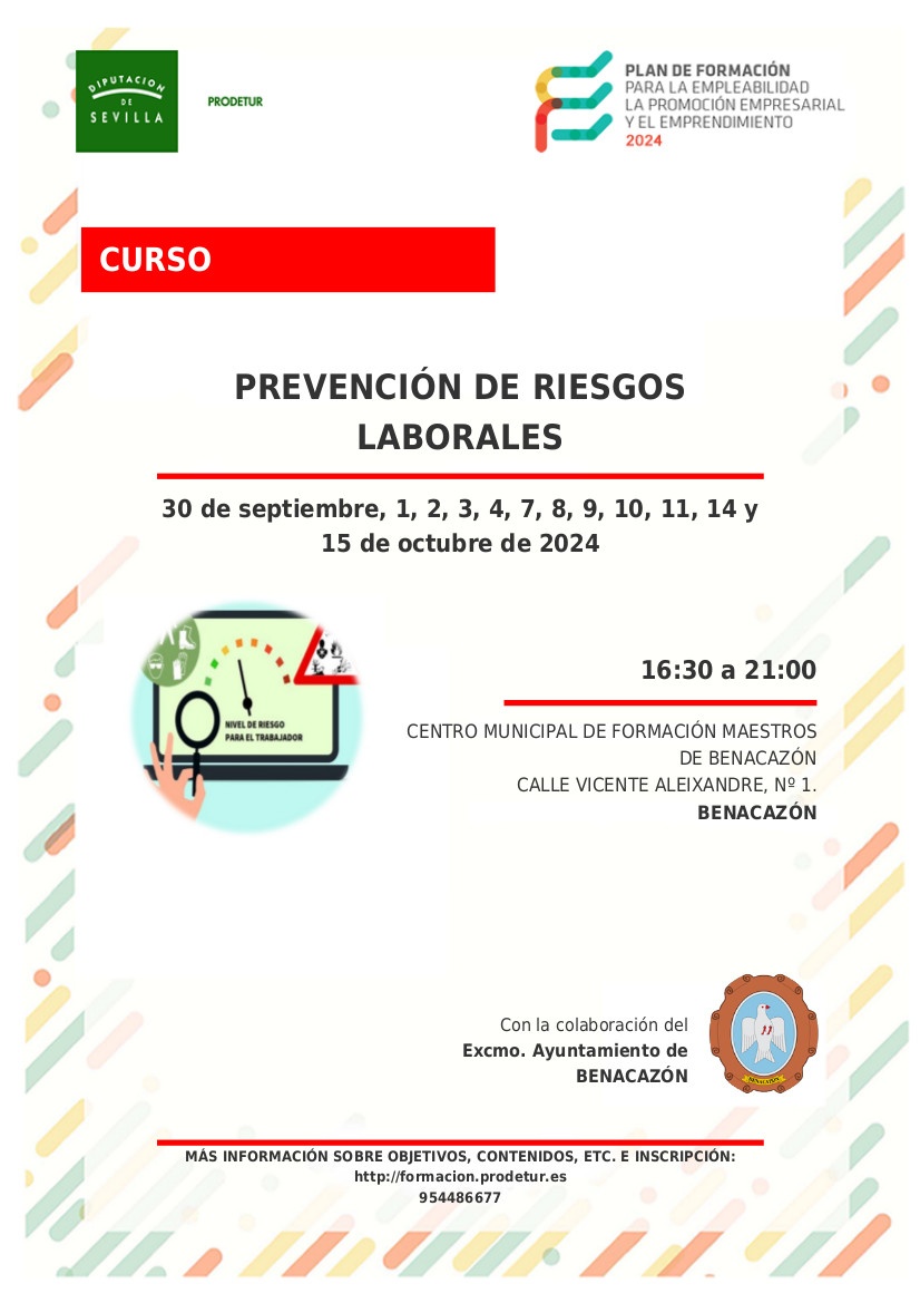 Cartel Curso Benacazón