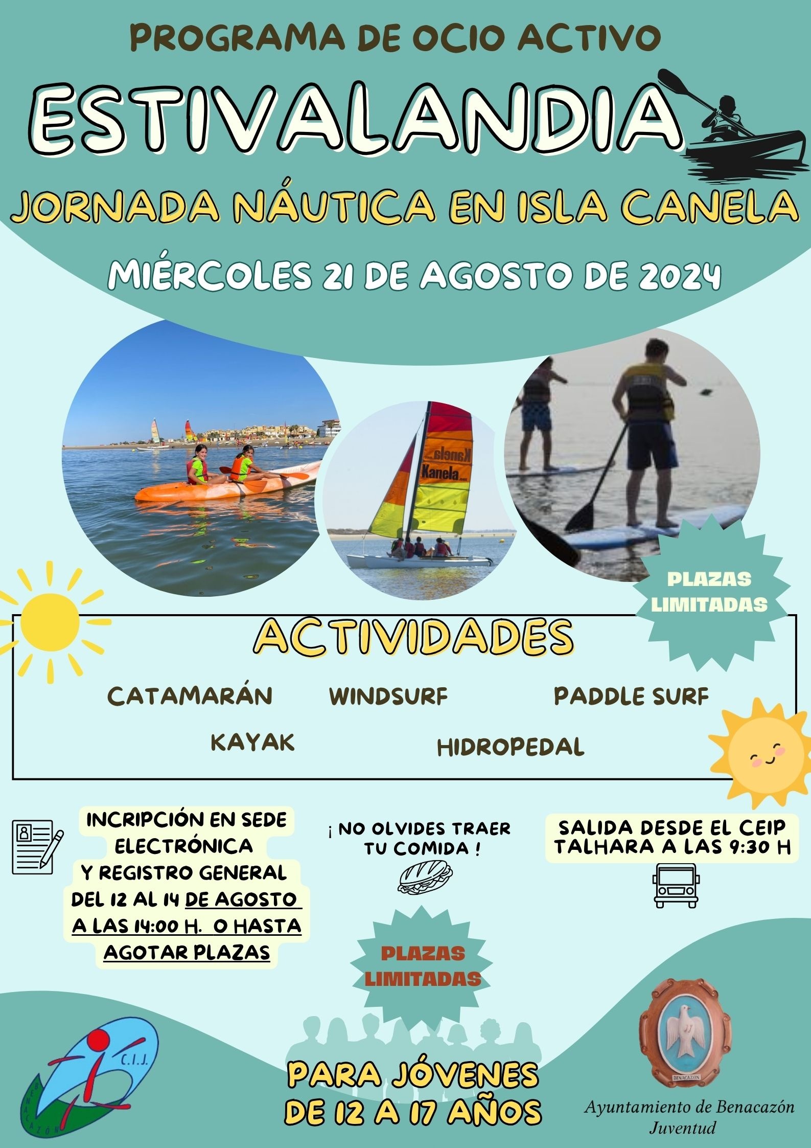 Cartel Isla Canela 21 Ag. OK