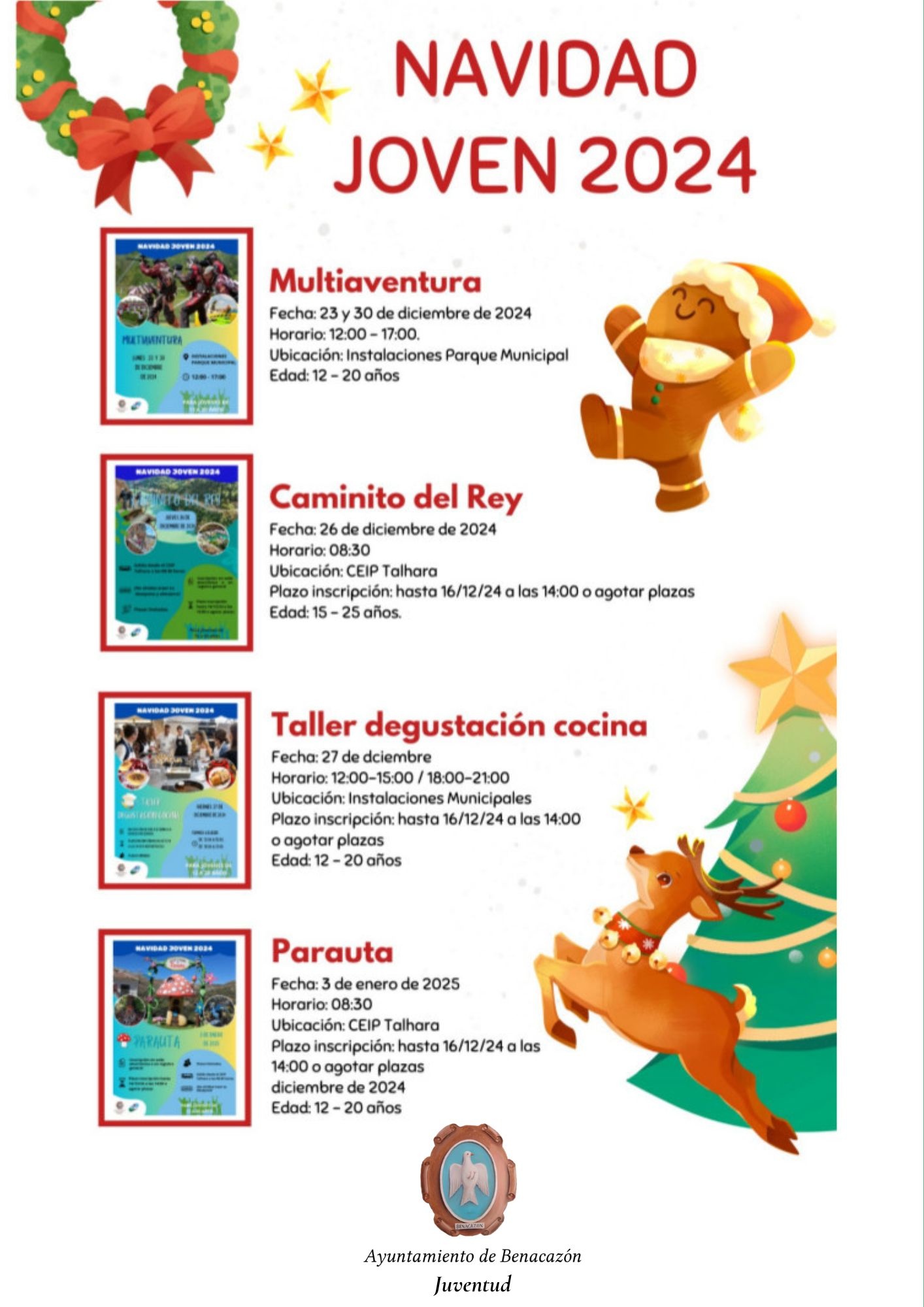 Cartel NAVIDAD JOVEN 2024