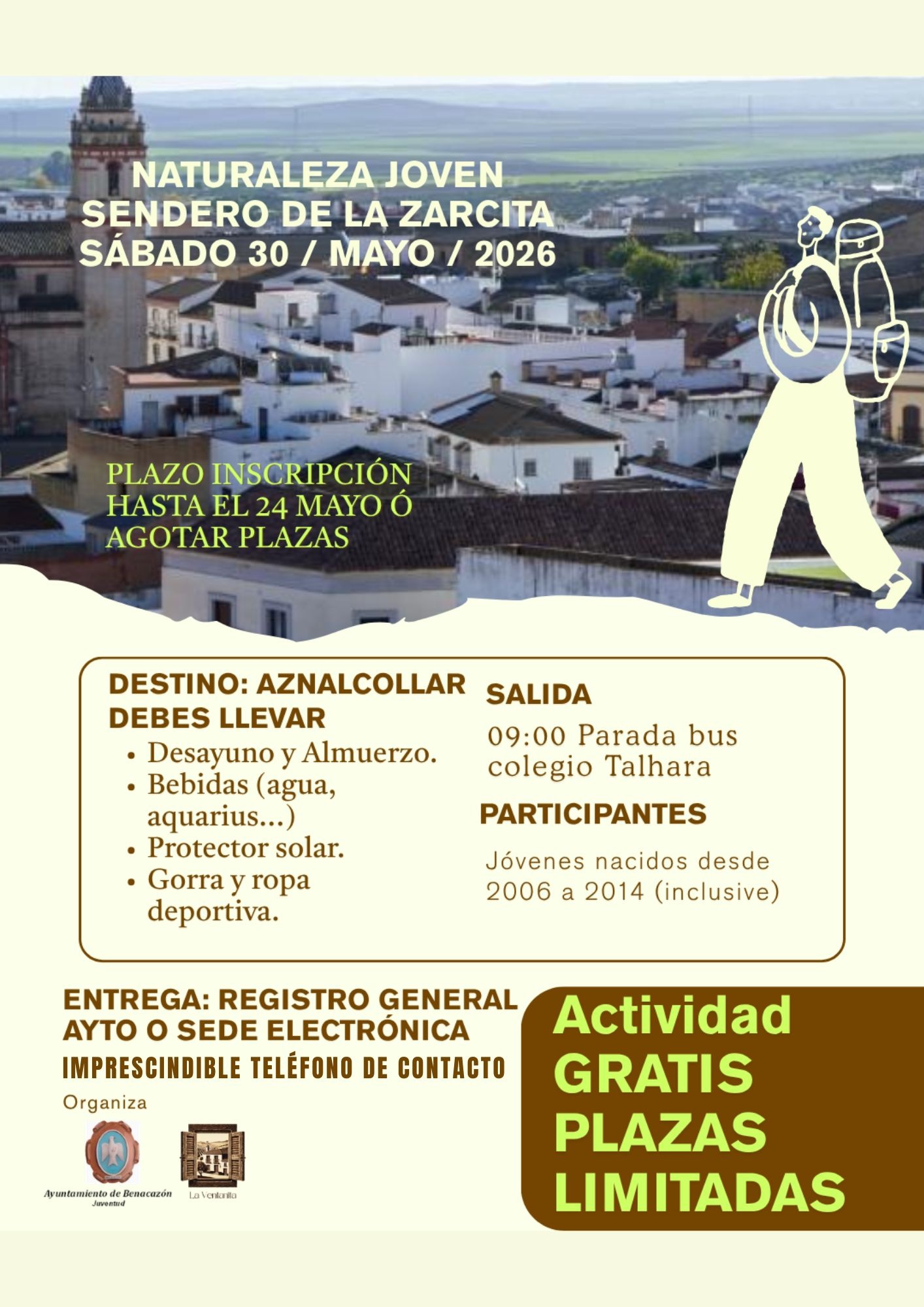 Cartel ruta 30.05