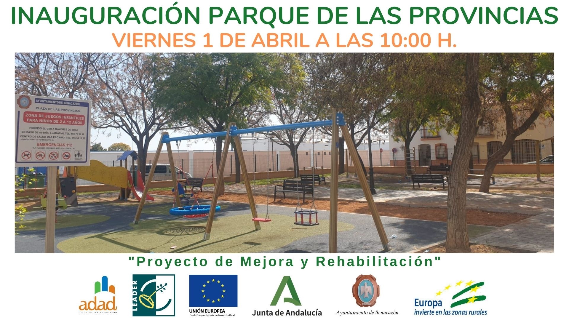 Cartel_INAUGURACIÓN Parque Provincias 1.04.2022