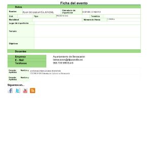 Ficha de inscripción a talleres Garantía Juvenil p.1