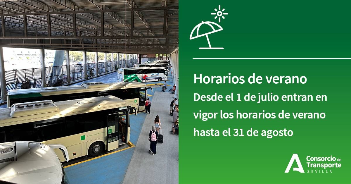 HORARIOS VERANO BUS