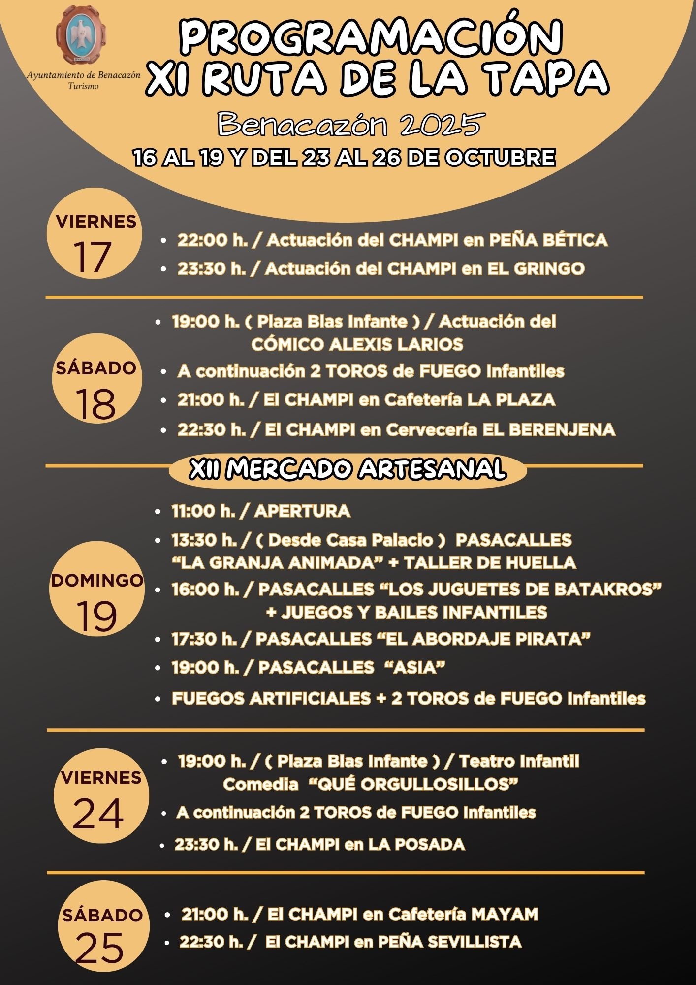 Programación Ruta Tapa