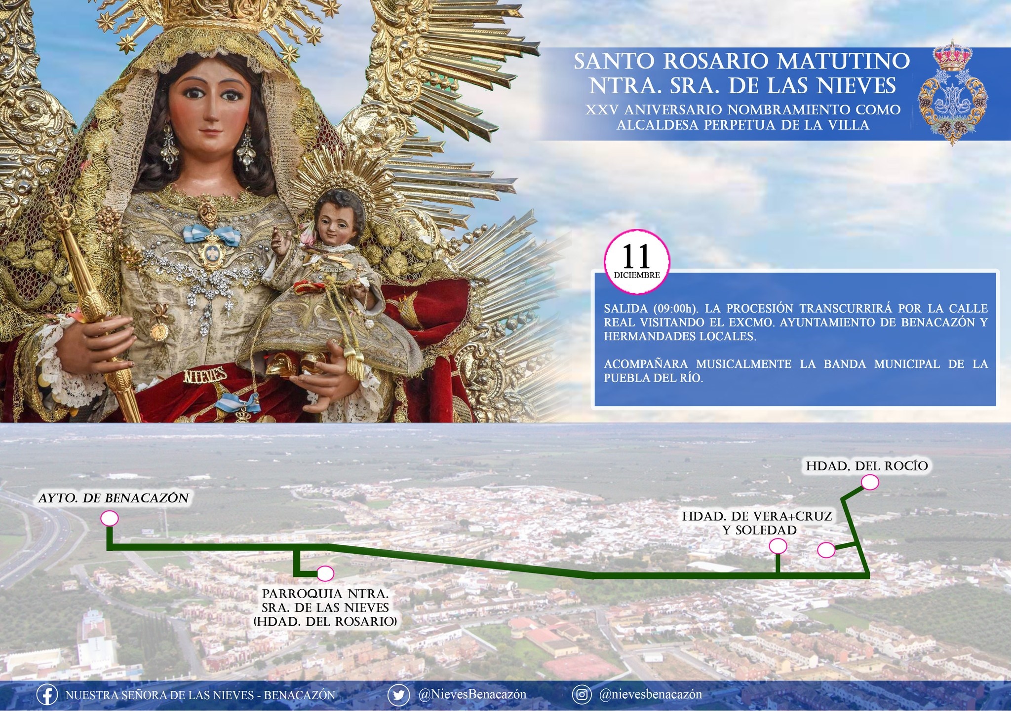 Rosario Aurora Virgen Nieves 11.12.2022