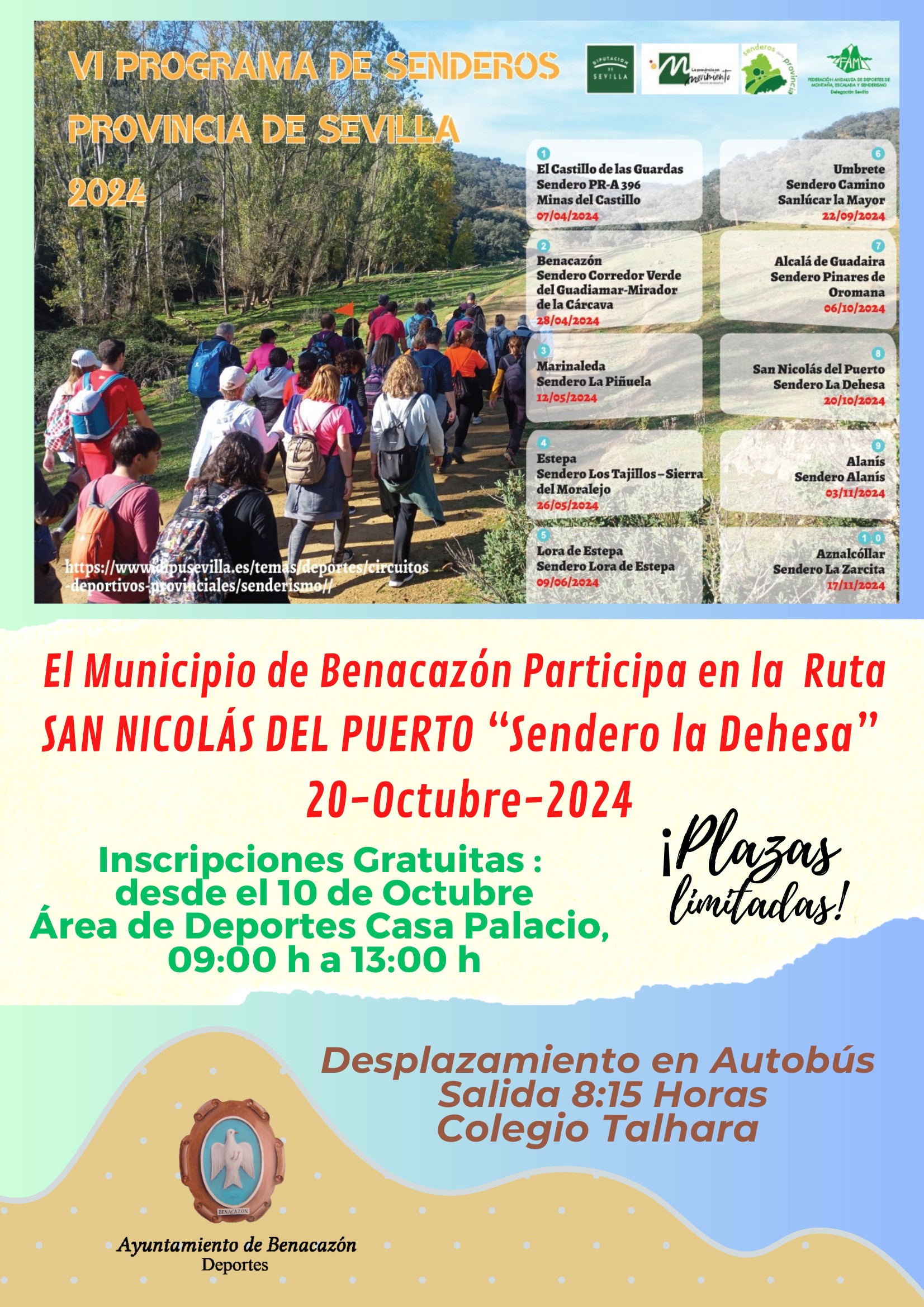 Senderismo la Ruta SAN NICOLÁS DEL PUERTO¿ 20-Octubre