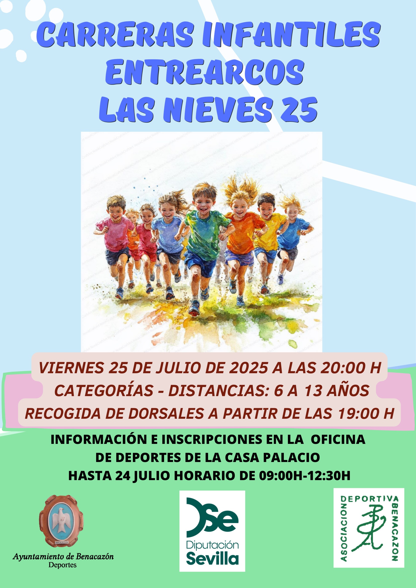 carreras infantiles entrearcos las Nieves 2025 OK